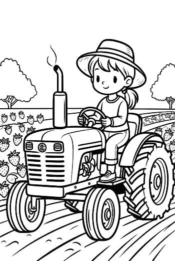 Farm Tractor Printable