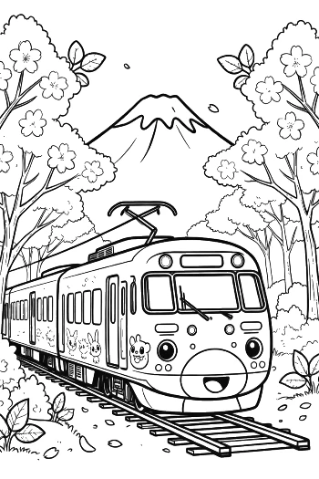 Download Bullet Train Printable