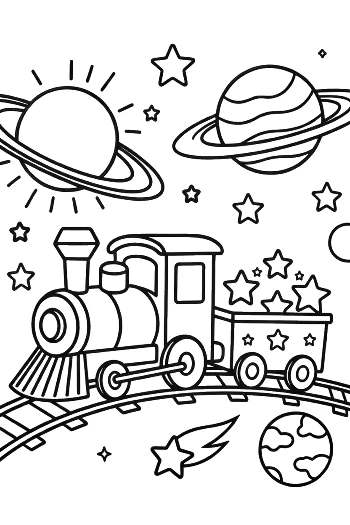 Easy Steam Engine for Kids Printable