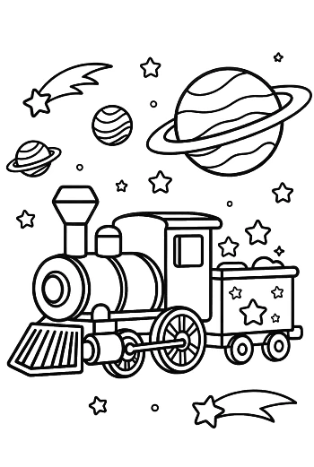 Free Steam Engine Printable